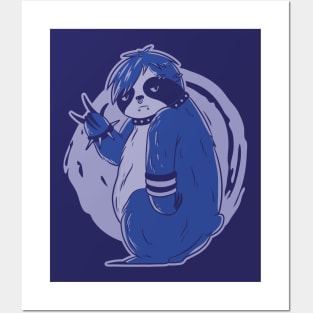 Goth Sloth Posters and Art